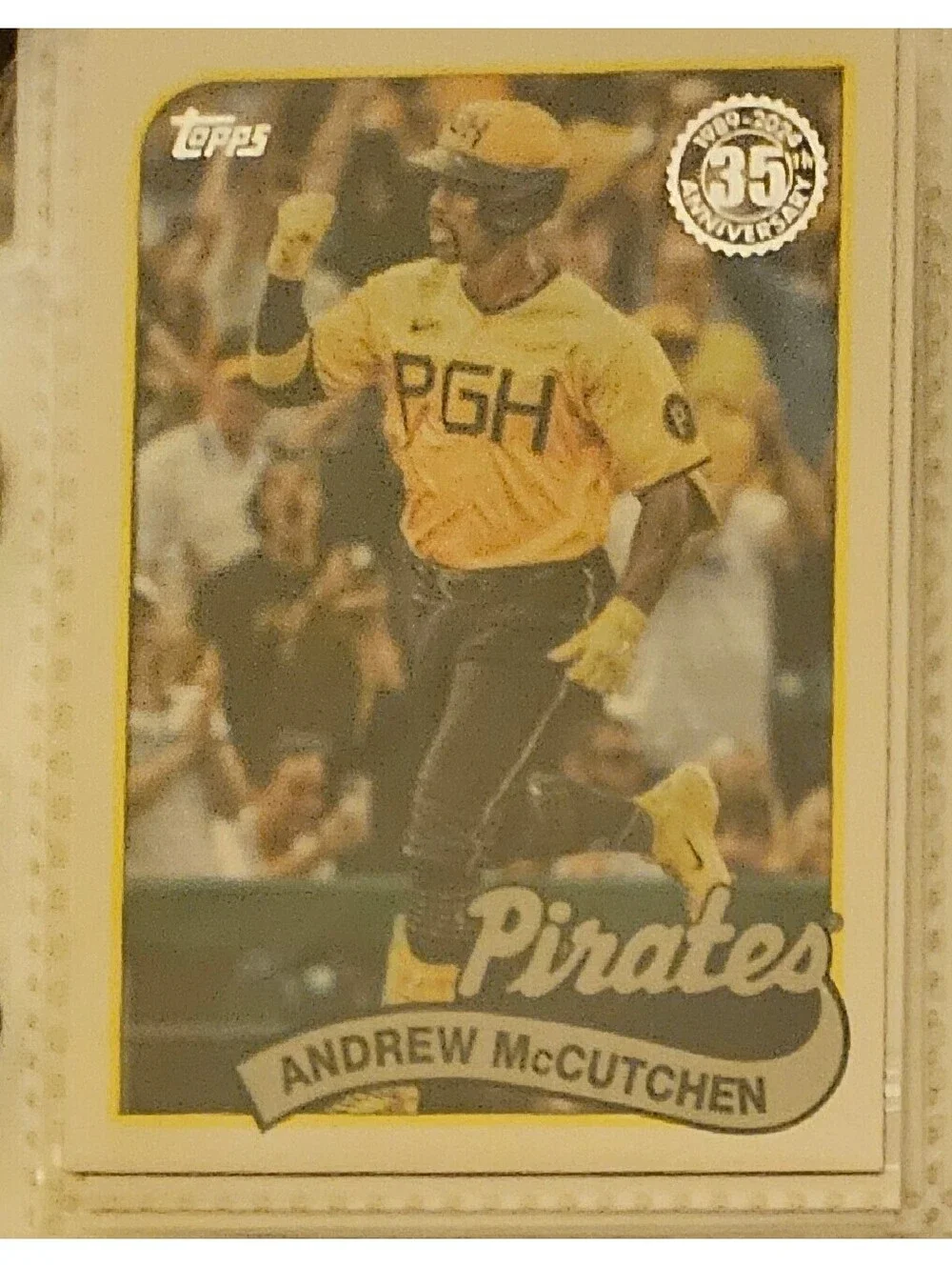 2024 Topps Series 1 1989 Baseball Andrew McCutchen Pittsburgh Pirates #89B-48